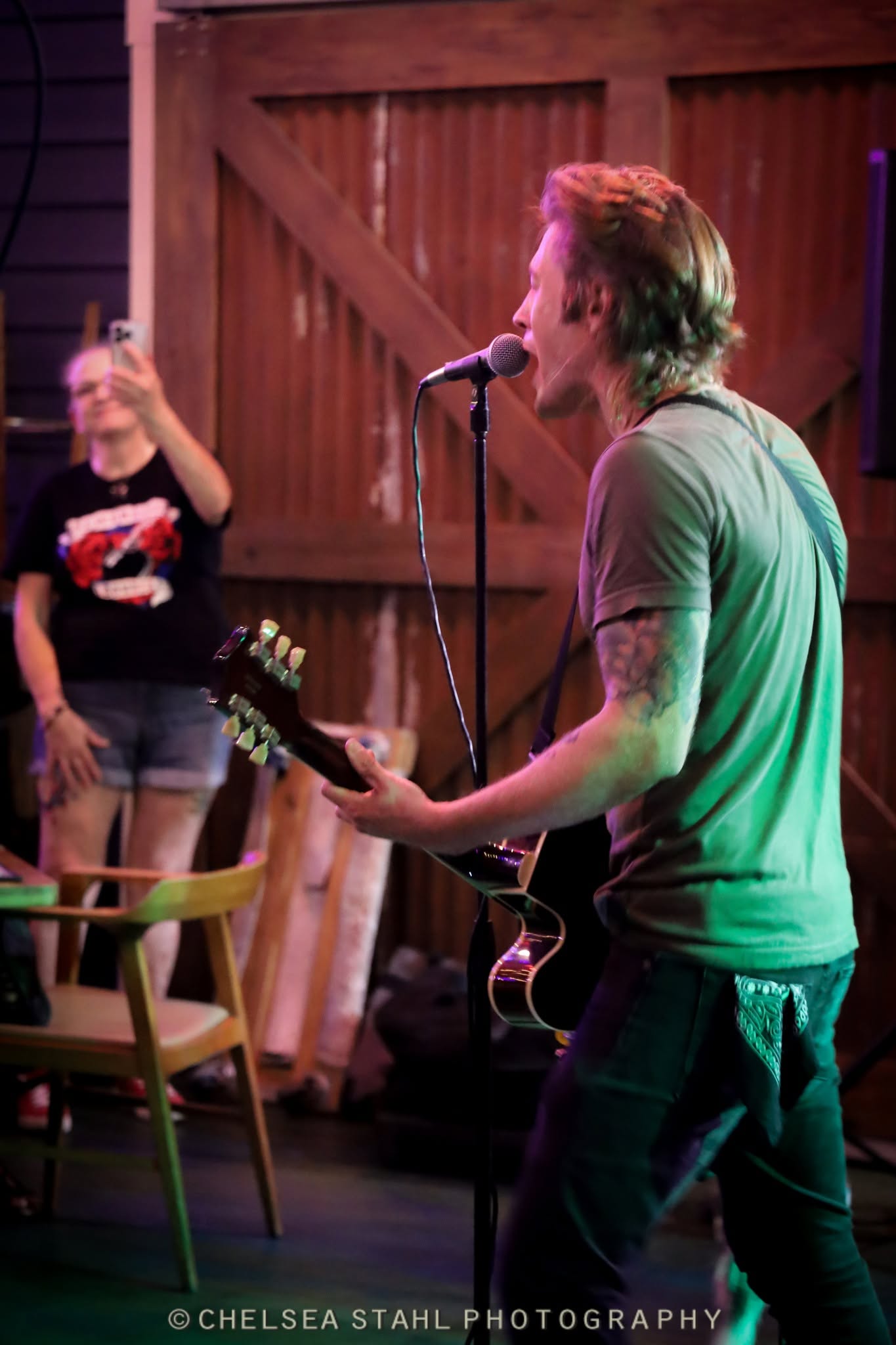 The Shakers singer performing at Tarpon River Brewing